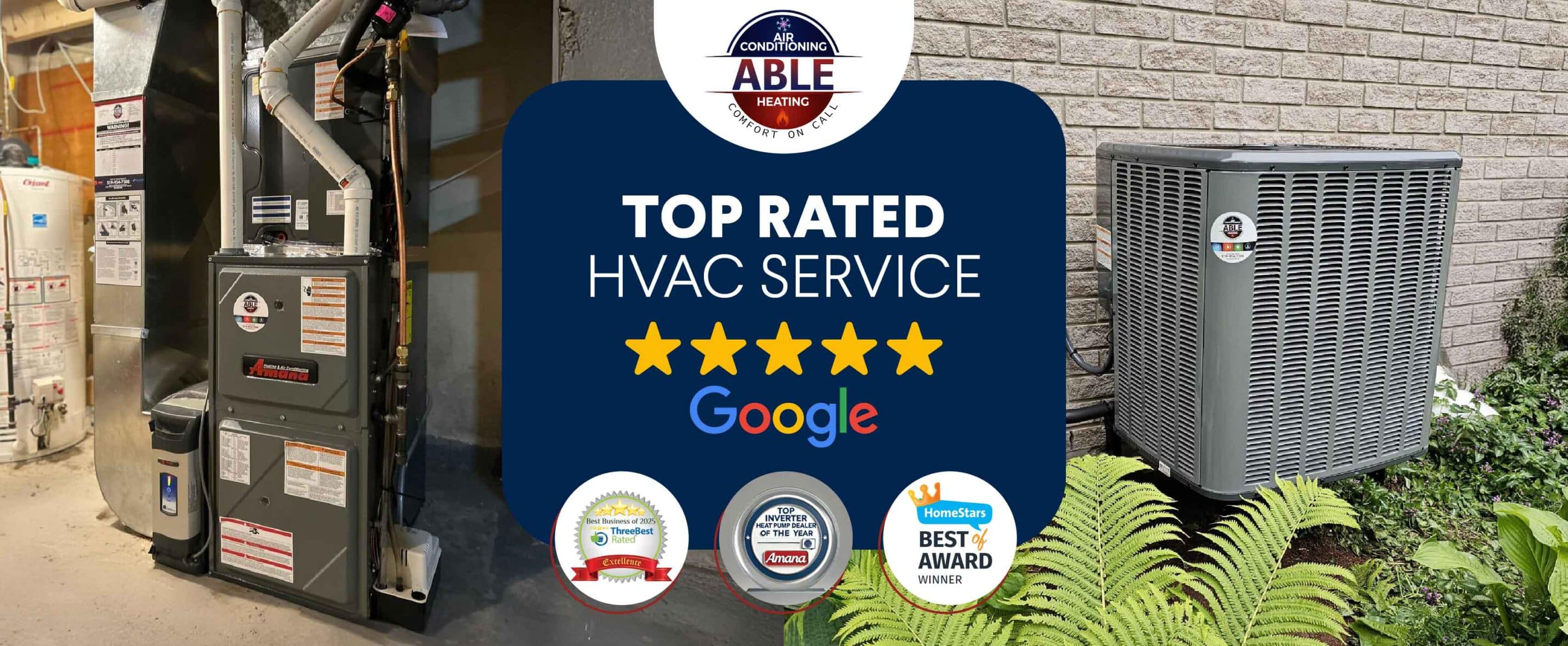 Kitchener-Waterloo's best rated HVAC