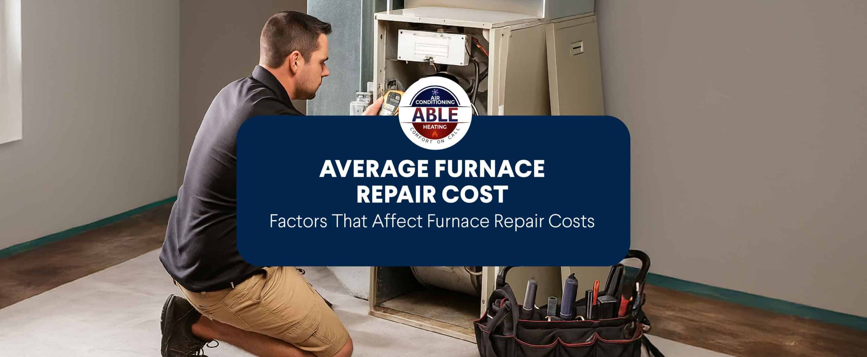 Furnace repair cost