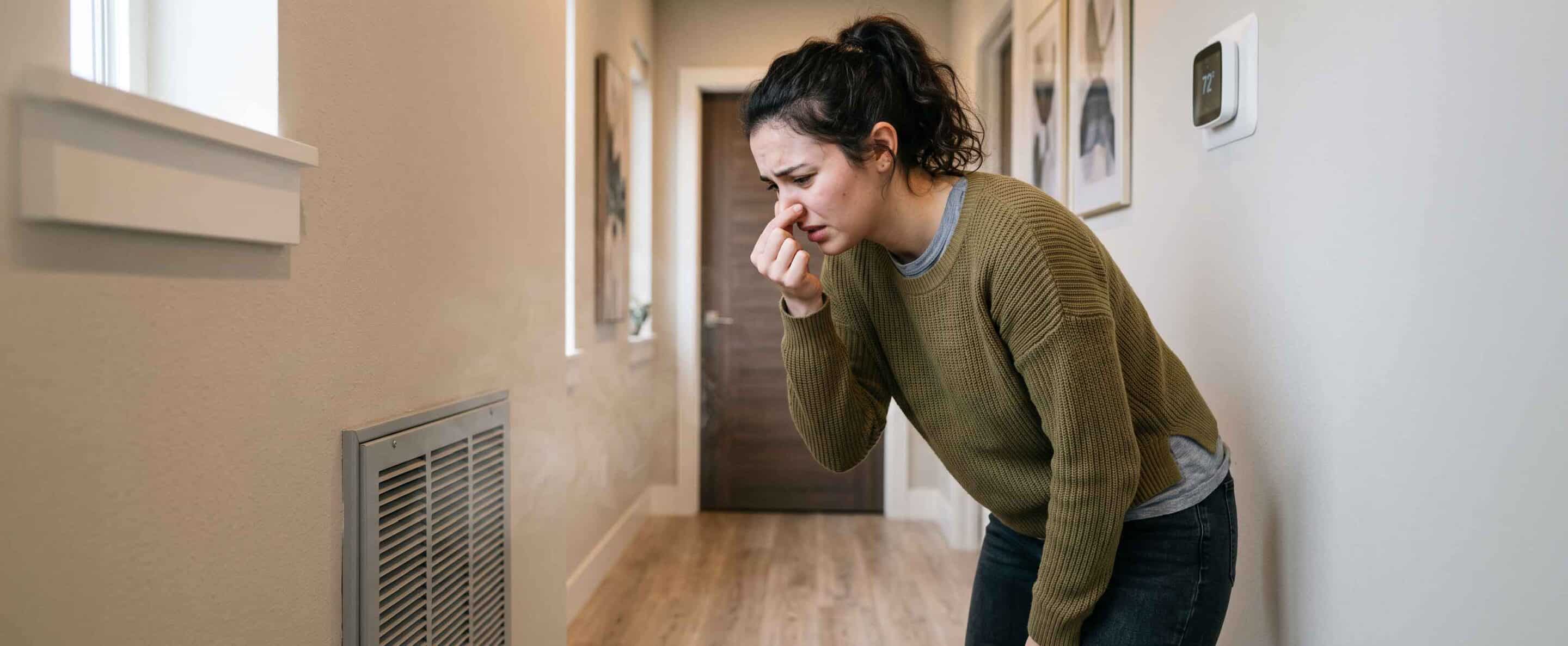 Furnace smell like burning